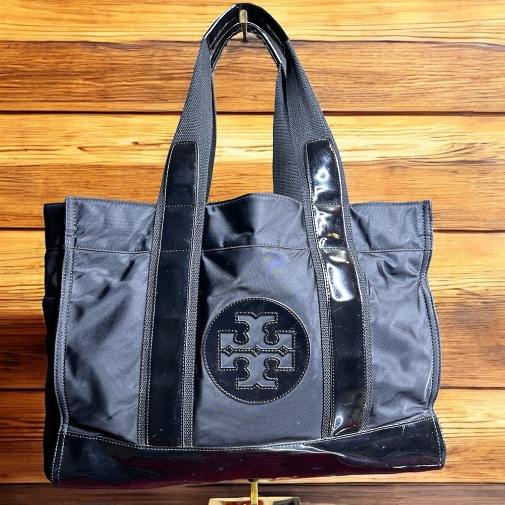 TORY BURCH ELLA Tote Bag Black